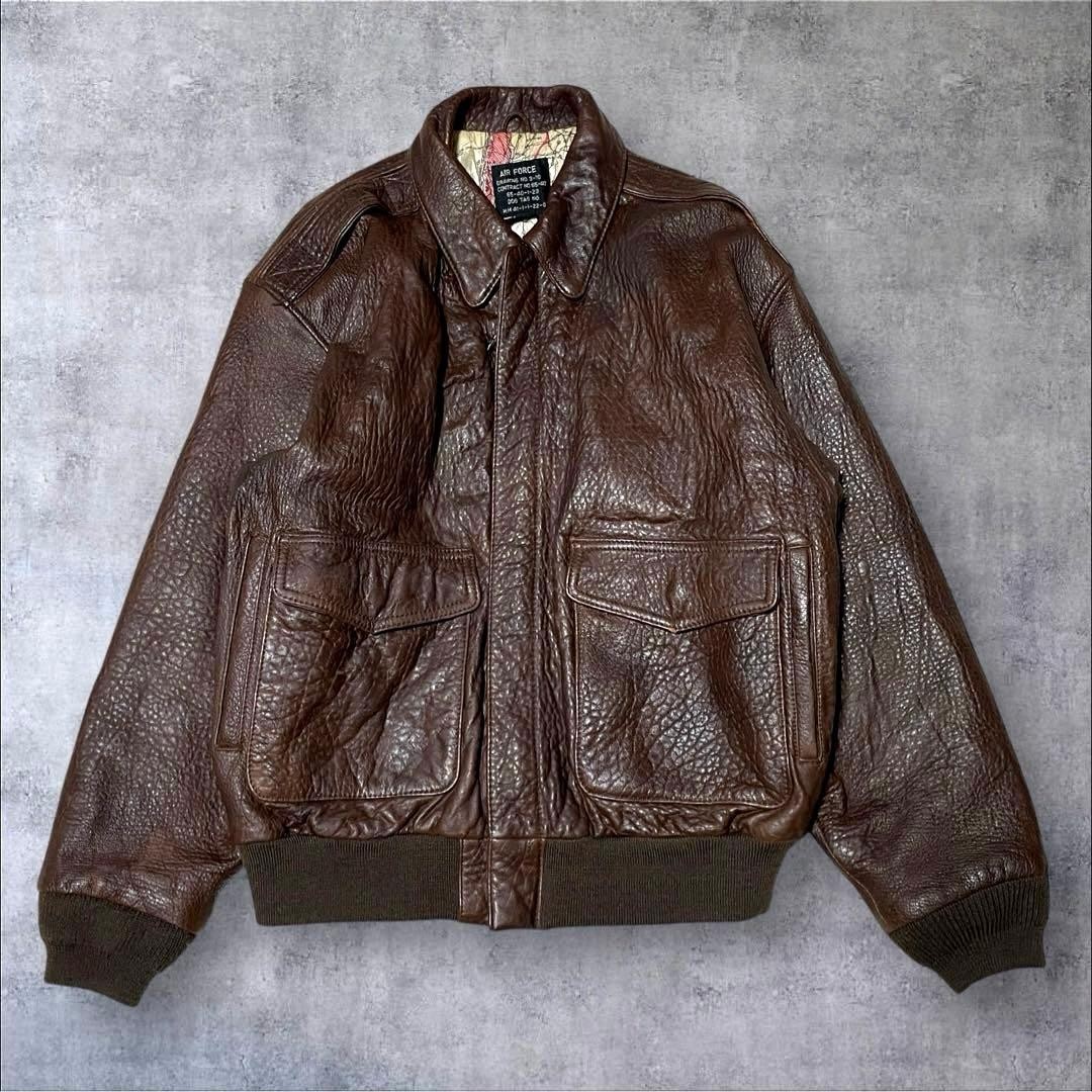 A2 learher bomber jacket Air Force - image 2