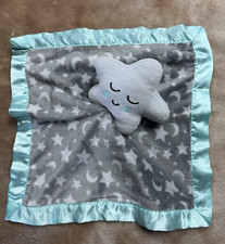 Parents Choice Security Blanket Lovey Stars Moon Gray
