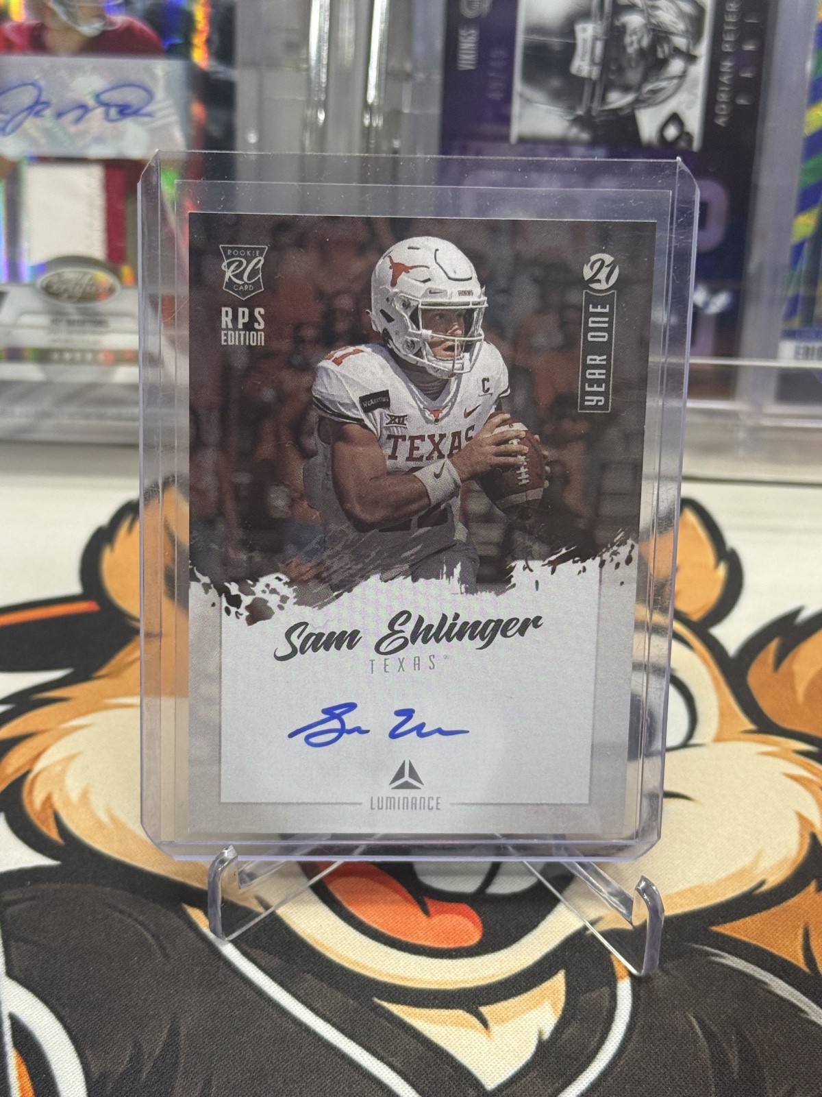 2021 Panini Luminance - Year One Signatures Rps Sam Ehlinger #YS-SE (AU, RC)