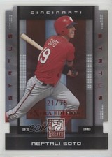 2008 Donruss Elite Extra Edition Status Red Die-Cut 21/75 Neftali Soto #77 1h1