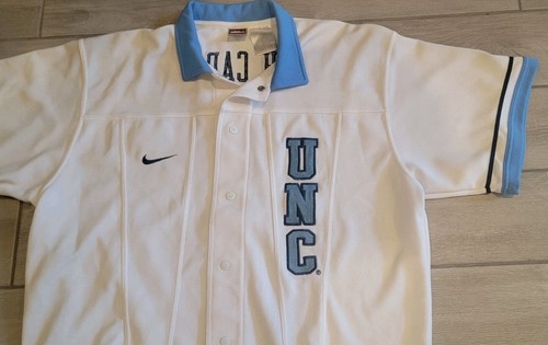 Rare Vintage Nike UNC North Carolina Tarheels Warmup Jersey Men's Size L, EUC - Picture 15 of 16