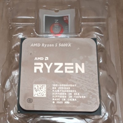 AMD Ryzen 5 5600X 6-Core Socket AM4 CPU 3.7GHz 32MB L3 Cache