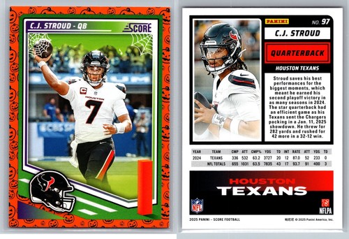 2025 Panini Score-A-Treat Football BASE #1-200 You Pick & Complete Your Set! - Picture 97 of 200