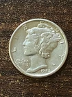 1942 S Mercury silver dime a extra fine coin mint B/U plus a surprise