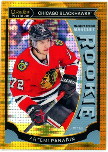 Artemi Panarin [Seismic Gold] #M25 2015 O-Pee-Chee Platinum Marquee Rookies card