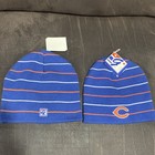 Youth Chicago Bears Blue Beanie striped The Game Collegiate Licensed Product Lot — photo 6