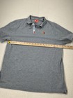 Nike Court Polo Shirt Men’s Large Gray Dri-FIT Tennis Patch Logo Athletic