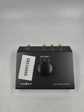 Nedis 3-Way Audio Switch - Untested, Signs of Use, ASWI2403BK