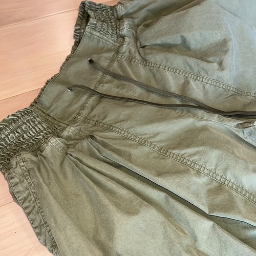 Anthropologie Ruched Poplin Gaucho Pants Green Women’s 1X - Picture 3 of 7