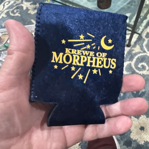 KREWE OF MORPHEUS DEEP BLUE COLORED KOOZIE - Picture 3 of 3