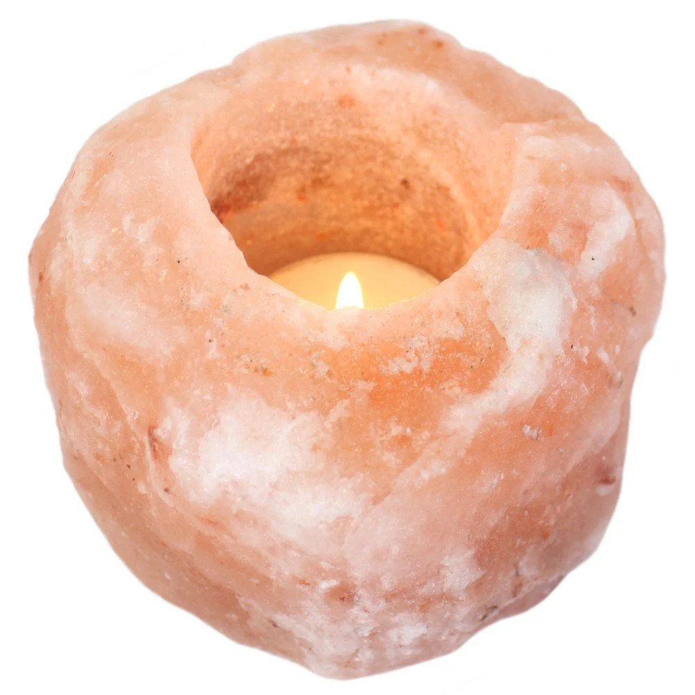 Himalayan Salt Tealight Holder – 10cm