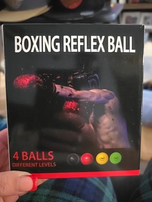 Boxing Reflex Ball Headband Set 4 Difficulty Level Balls