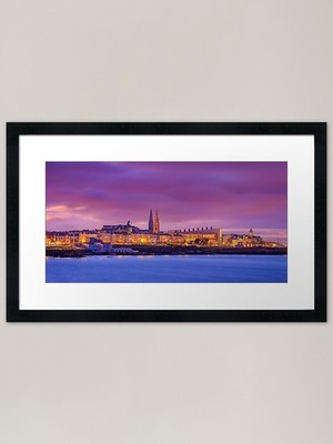 Dun Laoghaire Gerahmte Kunst am Meer P Gerahmtes Wandbild Poster Leinwanddruck Bild