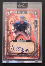 2023 Wild Card 5 Card Draw Manuel Beltre #5CDCL-47 (Auto) No. 2/5 🚨
