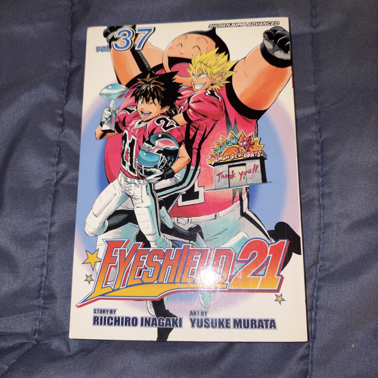 Eyeshield 21 Volumen 37 Manga Vol Riichiro Inagaki Viz Primera Impresión [Inglés]