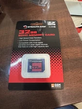 Stealth Cam 32GB SD Memory Card High Speed Data Transferring/Speed Class 10