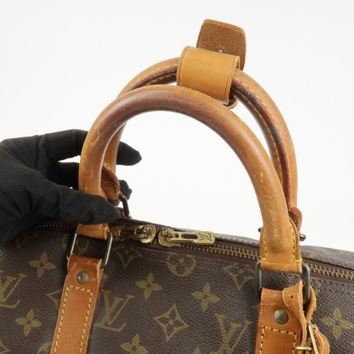 Louis Vuitton Monogram Keep All 50 Boston Bag Travel Bag M41426 Auth Used F/S - Picture 7 of 24