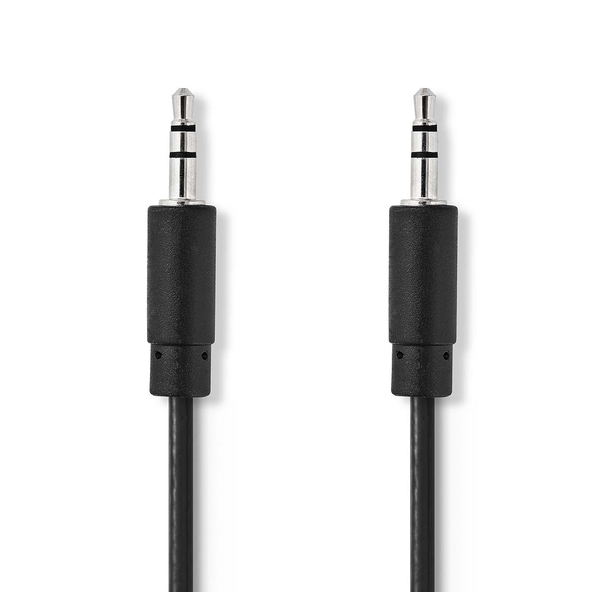 Câble jack 3.5mm mâle mâle 2m Nedis avec fiches ultra fines pour un son stéréo pur