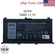 OEM Genuine 74Wh 357F9 71JF4 Battery For Dell Inspiron 5576 7559 7557 7567 7566