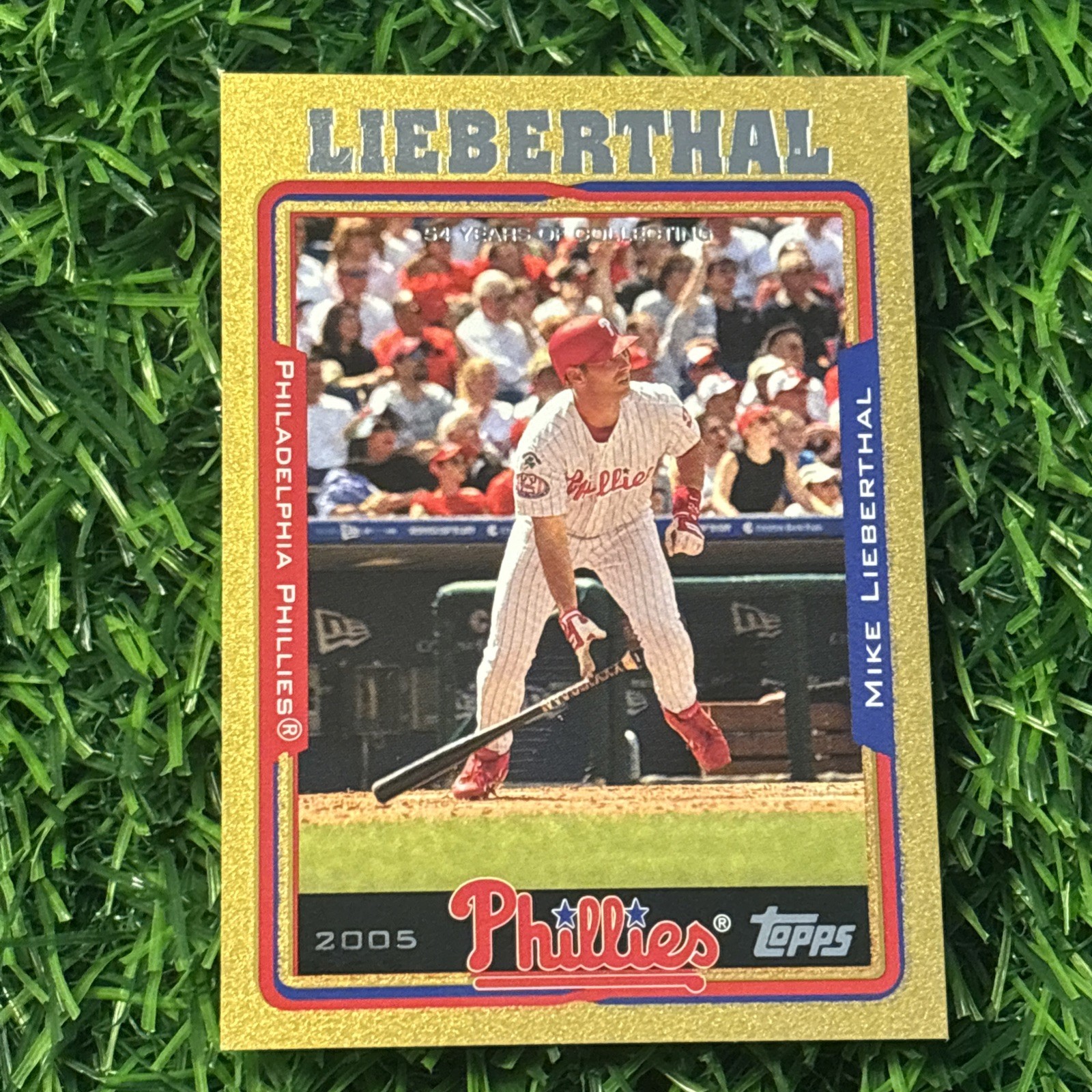 Mike Lieberthal Philadelphia Phillies 2005 Topps Gold #170 SN /2005