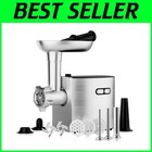 Versatile Stainless Steel Meat Grinder and Sausage Maker - 350W Powerful Motor