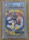 2021-22 Panini Select Stephen Curry Numbers TRUE Gold Prizm BGS 7.5