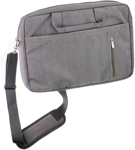 Navitech Grey Sleek Water Resistant Laptop Bag For THOMSON 15.6 Inch Laptop