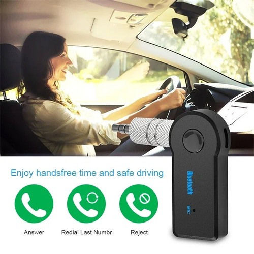 Wireless Bluetooth 3.5mm AUX Audio Stereo Music Car Receiver Adapter A2DP - 第 3/19 張圖片