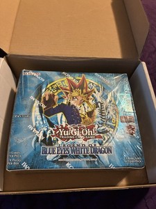 2002 legend of blue eyes booster box PSA 9 2002 1st Edition Blue Eyes White Dragon Pack – The Pokécave main image 1