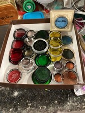 Vintage Lot of Camera Lens Filters Assortment Red Yellow Green Blue