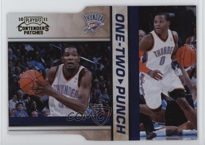 2010 Playoff Contenders Patches One-Two Punch Gold Die-Cut /99 Kevin Durant 0l7n