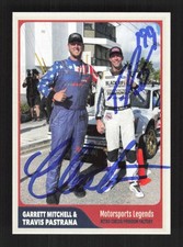Cleetus McFarland / Travis Pastrana Signed IP Auto Autograph Dual Custom Card