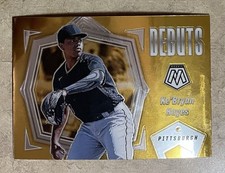 2021 Panini Mosaic Pro Debuts Ke’Bryan Hayes Gold Parallel #PD10