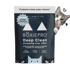 Boxie Probiotic Cat Litter, 40 Day Odor Control, Clumping Clay Kitty Litter, ...