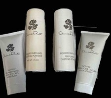 Oscar de la Renta 2 Perfume Dusting Powder-1 Body Bath-1 Body Lotion Lot Of 4