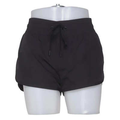 H&M Sport, Sportshorts, Größe: 34, Schwarz, Polyester, Einfarbig, Damen #PvU