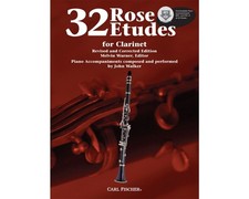WF85 - 32 Rose Etudes For Clarinet Includes Online MP3  PDF