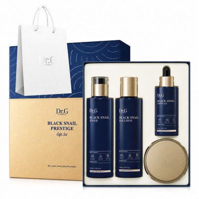 Dr.G Black Snail Prestige Skincare Set 4pcs Hydrating Routine 250ml(8.45oz)