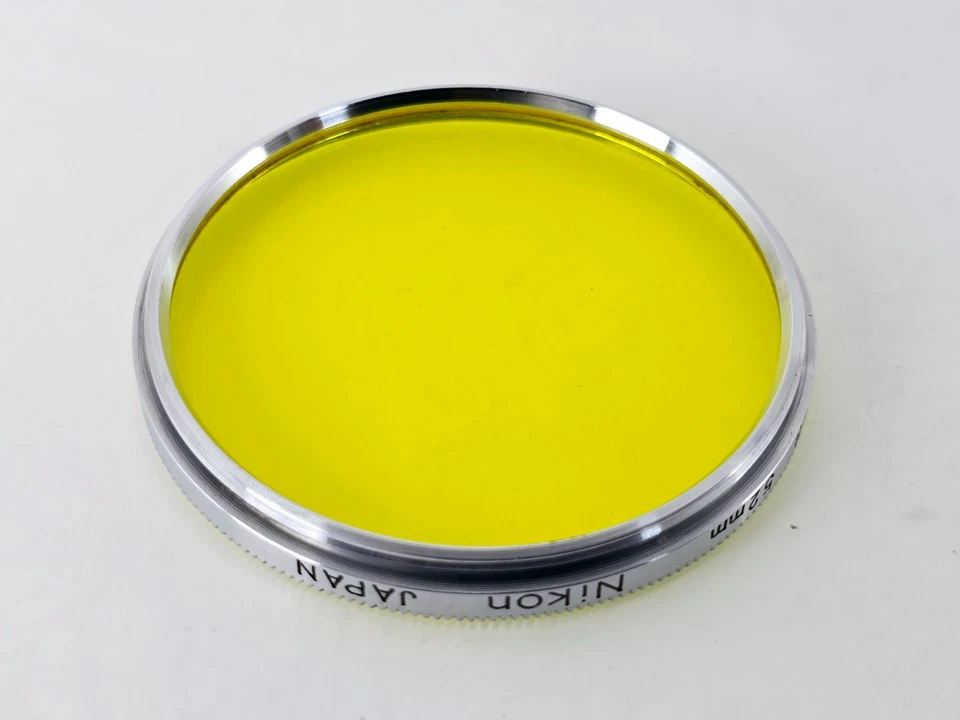 🌸[Near MINT] Nikon Y48 52mm Chrome Frame Lens Filter Yellow From JAPAN - Image 4 of 4