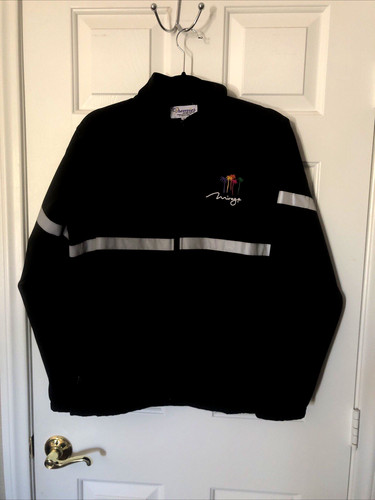 Vintage Mirage Hotel Casino Las Vegas Reflective Employee Jacket Size Small