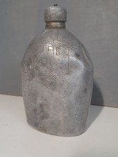 Bidon de gourde américaine ww1 gravée et régimentée - matériel original - us ww1