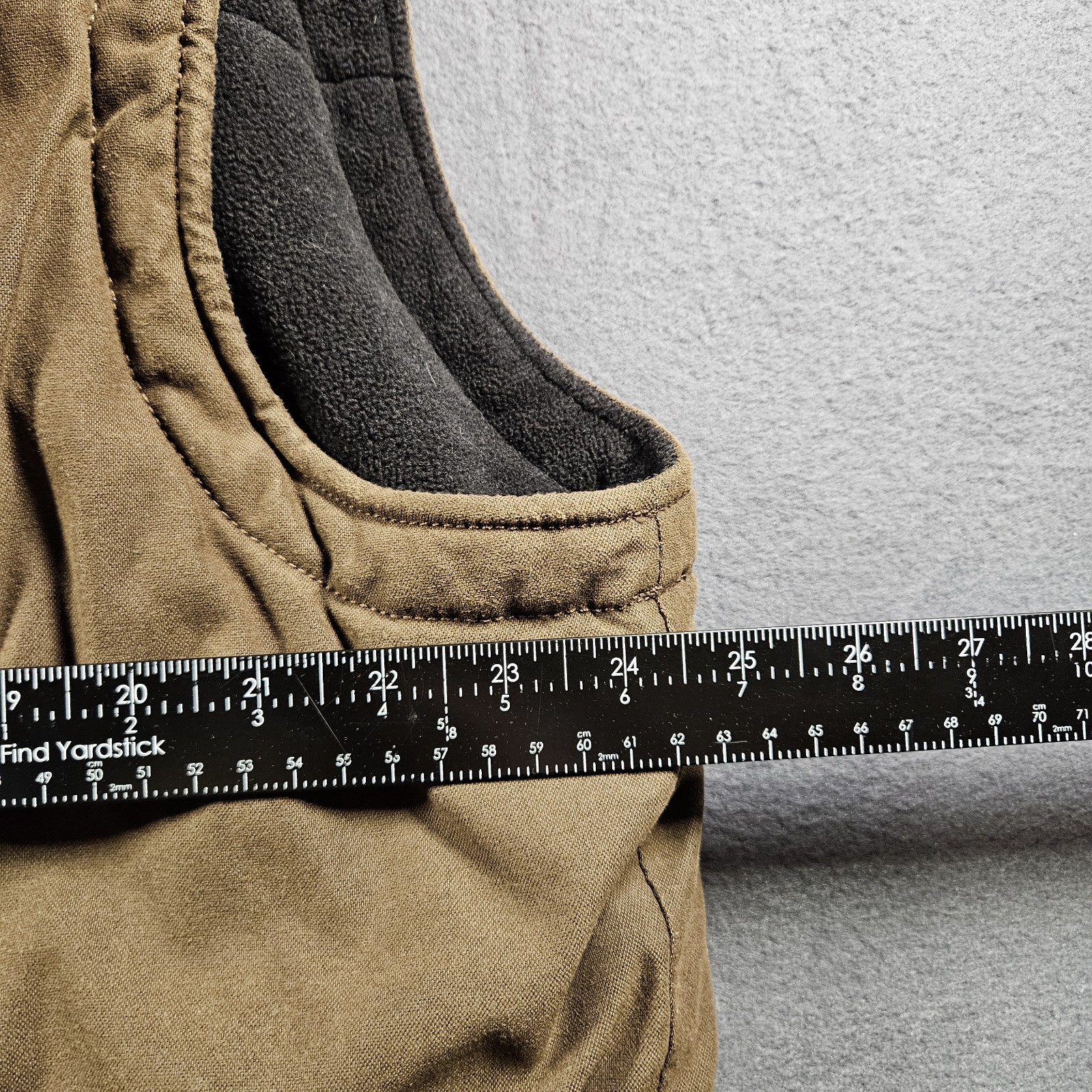 Woolrich Sherpa Line Brown Vest Workwear Outdoors Size Large Used FAST SHIPPING 