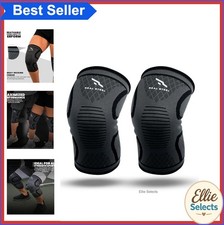 Knee Compression Sleeve Pair Men Women Running Support Breathable Exercise