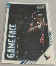 2020 Panini Score Football Deshaun Watson Houston Texans Game Face #GF-DW