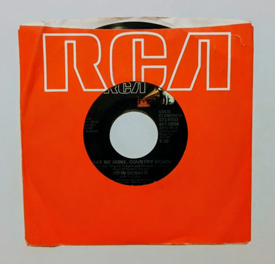 John Denver - Take Me Home Country Roads 45 rpm 7  Free Combine Shipping
