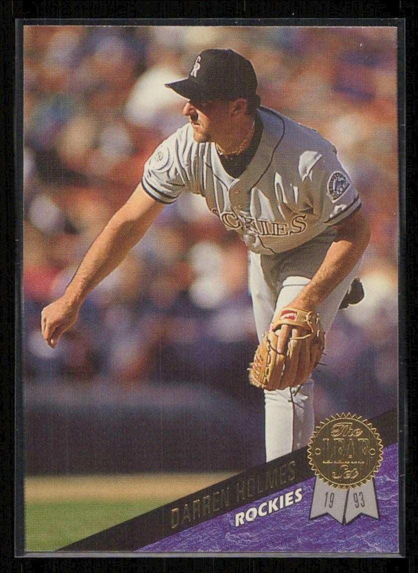 Darren Holmes 1993 Leaf #383 Colorado Rockies