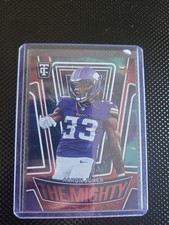 2024 Panini Totally Certified Aaron Jones The Mighty Mirror Red /249 #14 Vikings