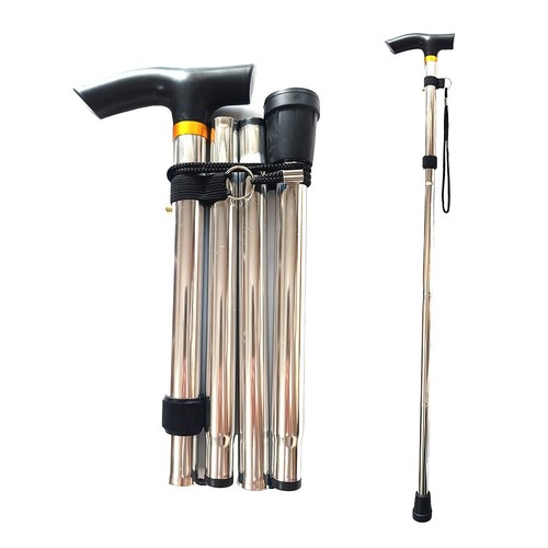Collapsible Walking Cane for Women & Senior Men, Folding Lightweight Sticks f...