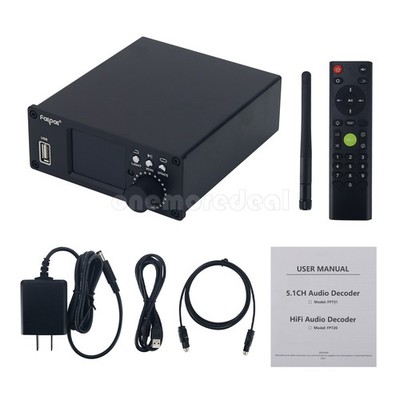 FP720 HiFi Audio Decoder Bluetooth5.3 DSD Digital Turntable ES9038Q2M DAC SA9227