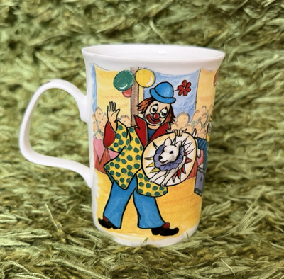 Roy Kirkham Tasse Exclusive Cricus Design 1993 Fine Bone China Made in England